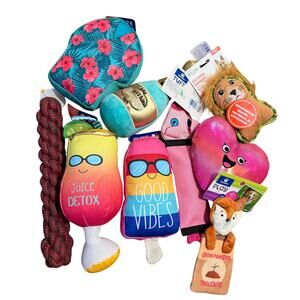 Dog Toy Bundle of 9 Toys